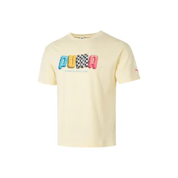 PUMA Sports Life Collection T Shirt Men's Light Yellow