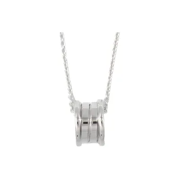 BVLGARI 2010s 18K White Gold B Zero1 Necklace