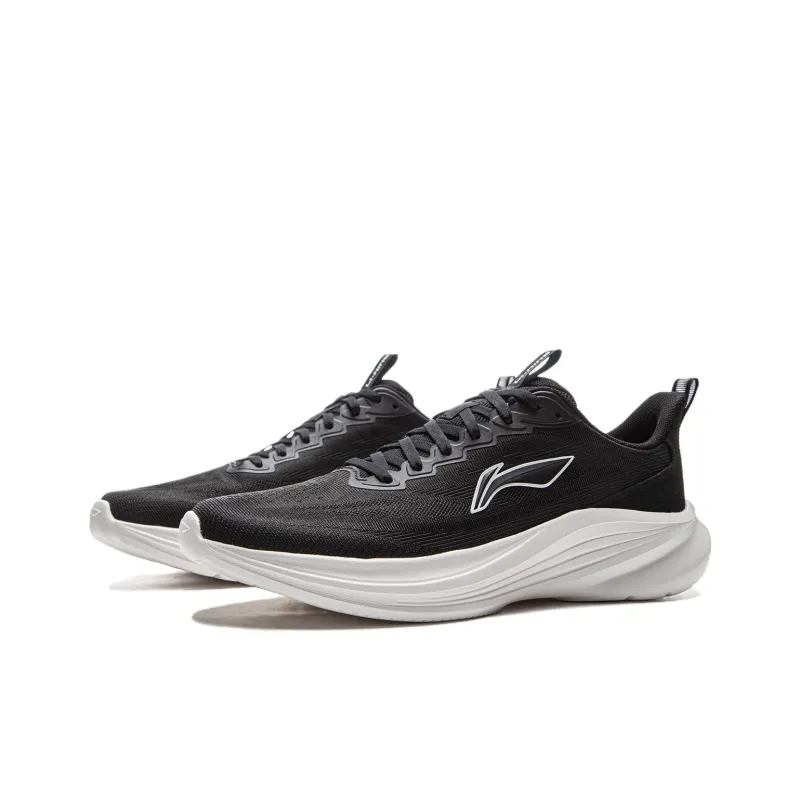 LiNing Light Breeze Low Top Casual Running Shoes Men's Black-3