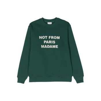 DROLE DE MONSIEUR Long Sleeved Crewneck Sweatshirt