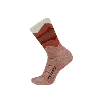 MERRELL Moab Mid Calf Socks Unisex 1 Pack Orange