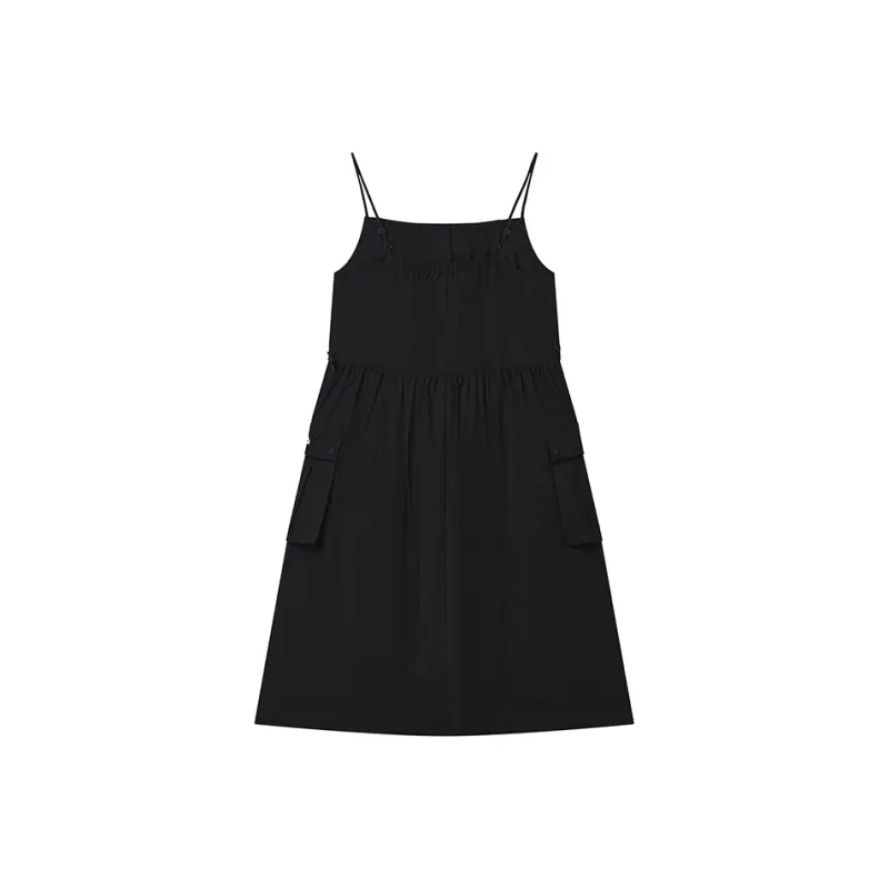 FILA Lifestyle Slip Dress Women's Jet Black-1