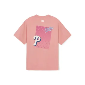 MLB Monogram Collection Philadelphia Phillies T Shirt Unisex Pink