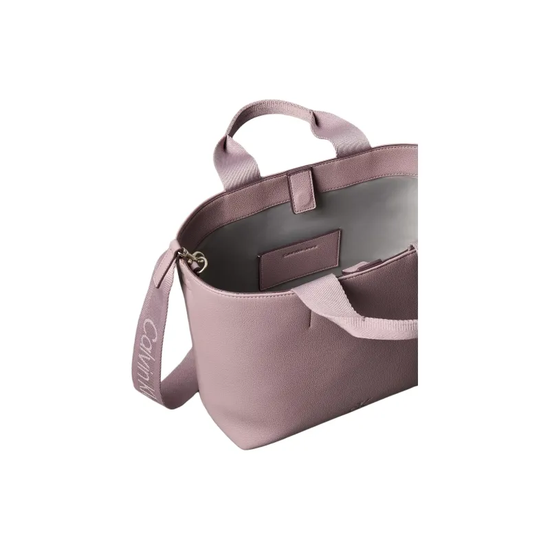 CALVIN KLEIN Polyurethane One Shoulder Handbags Mini Women's Pink-2