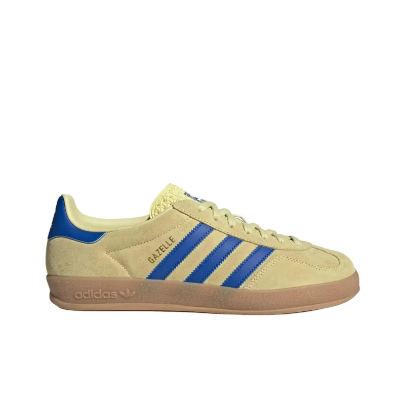 Adidas Originals Gazelle Indoor Powder Yellow Royal Blue-1