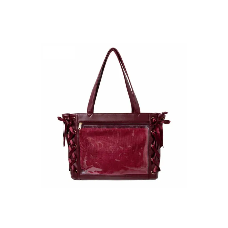 OTA Fabric Shoulder Bag Regular Women's Silver-24