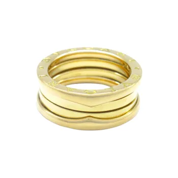 BVLGARI 2010s 18K Yellow Gold B.zero1 Ring