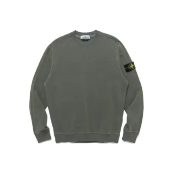 STONE ISLAND Logo Patch Crewneck Sweatshirt