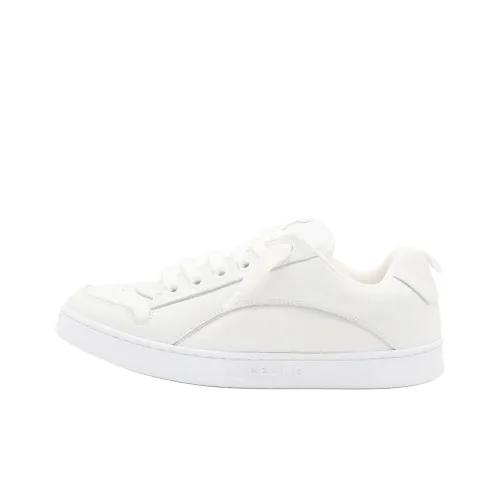 CELINE Low Top Skateboard Shoes Men's White