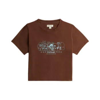 COACH T-Shirts Men Brown