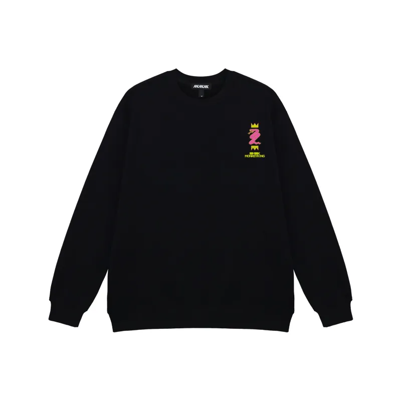 MK MONKEY KING Sweatshirt Unisex Black-0