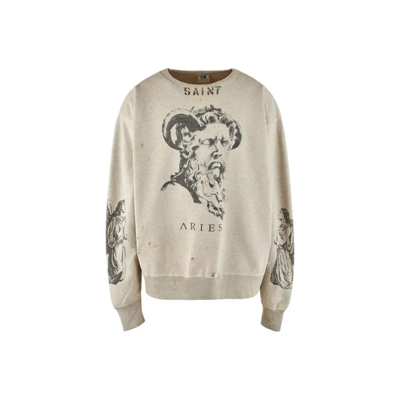 SAINT Mxxxxxx X Aries Crewneck Sweat-0
