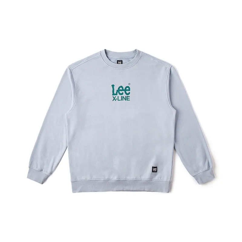 Lee FW24 Sweatshirt Unisex Sky Blue-0