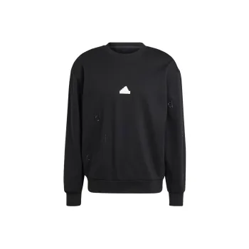 Adidas Embroidered Sweatshirt Sweatshirt Men's Black