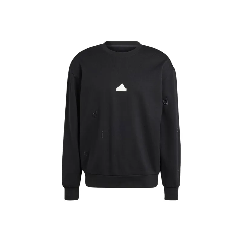 Adidas Embroidered Sweatshirt Sweatshirt Men's Black-0