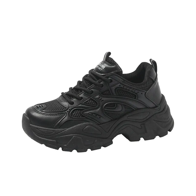 Puppytown Anti Slip Wear Resistant Low Top Chunky Sneakers Women's-0