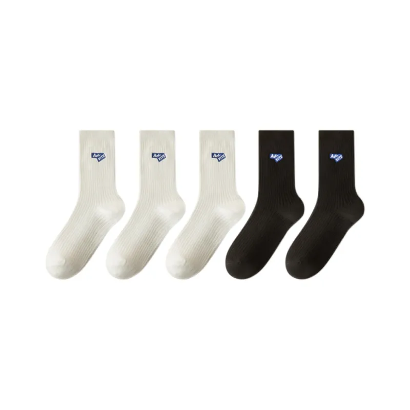 MIIOW Mid Calf Socks Unisex 5 Pack-10
