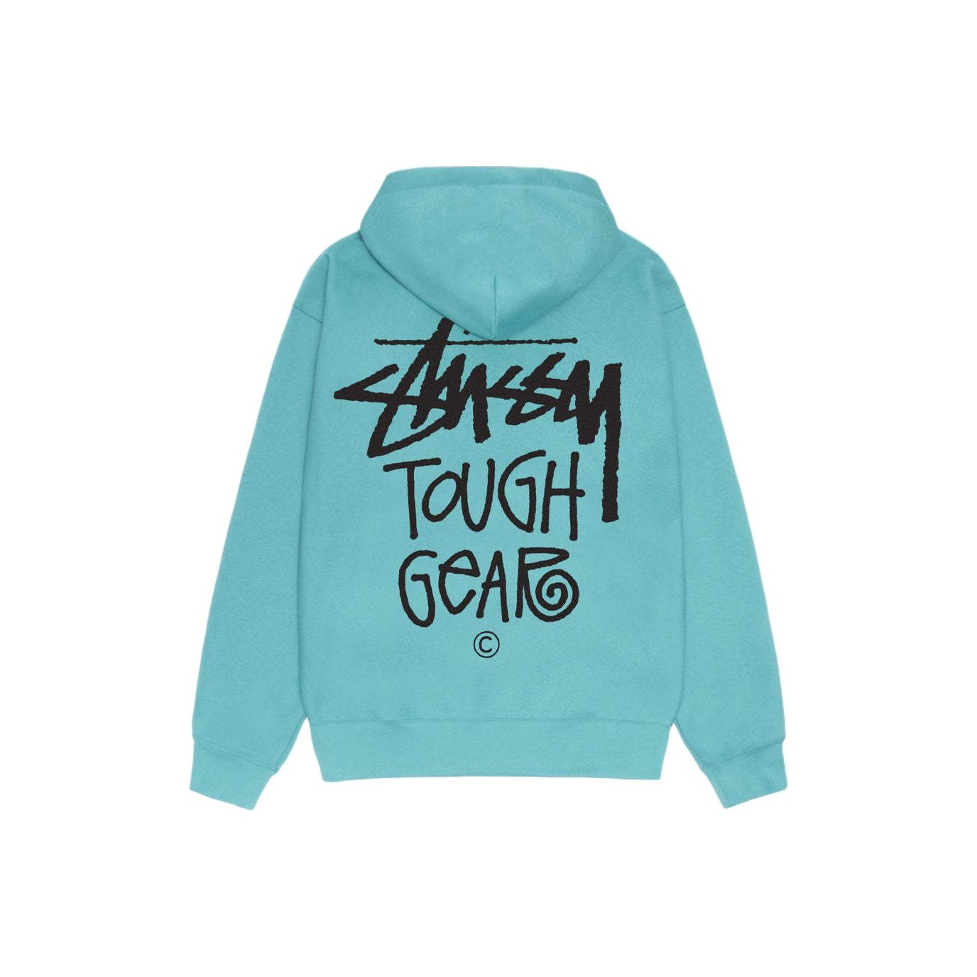 Stussy Tough Gear Hoodie Gray White XL - POIZON