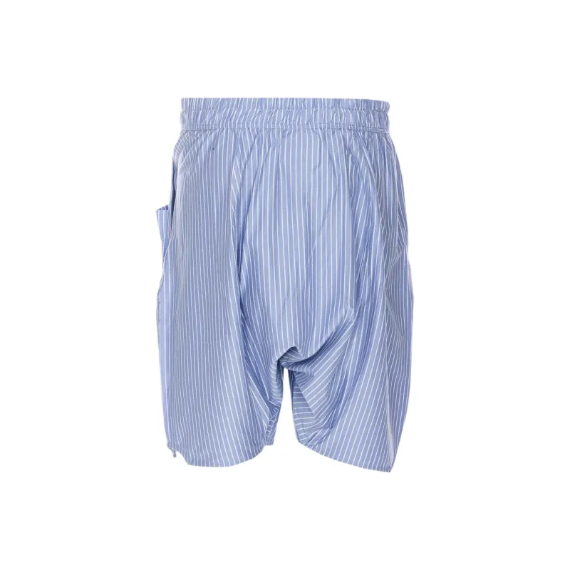 Vivienne Westwood Logo Embroidered Striped Shorts-1