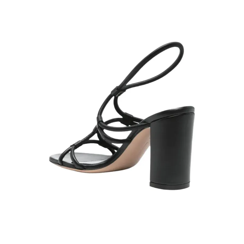 GIANVITO ROSSI Gianvito One Strap Sandals 8.5cm Women's Black-3