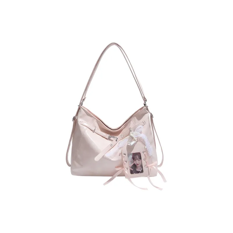 Yalu PU Backpack Regular Women's White/Blue/Black/Pink-26