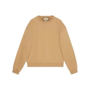 GUCCI Logo Embroidered Crewneck Sweatshirt