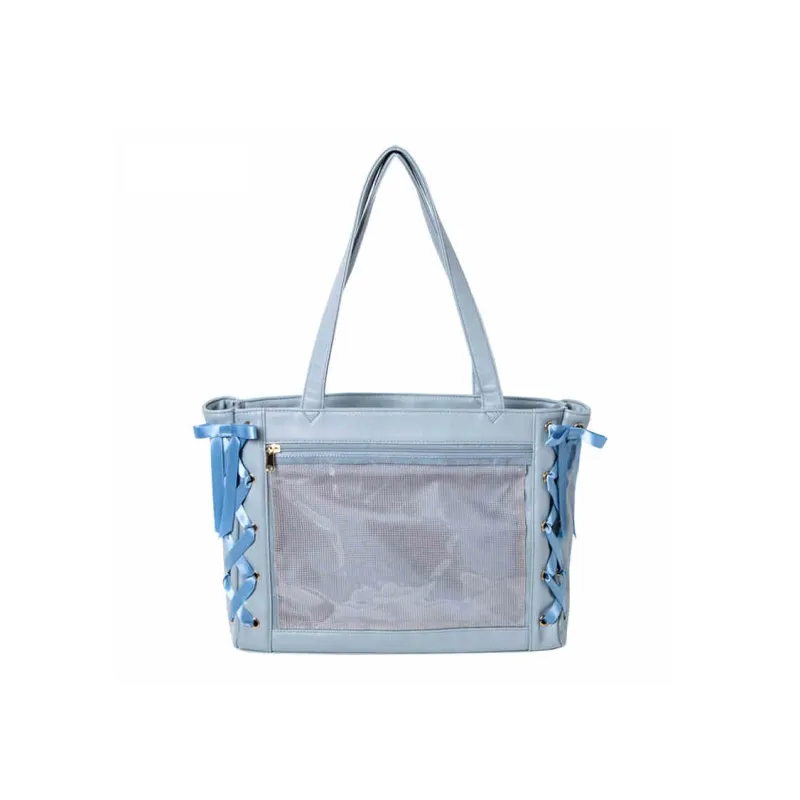 OTA Fabric Shoulder Bag Regular Women's Silver-20