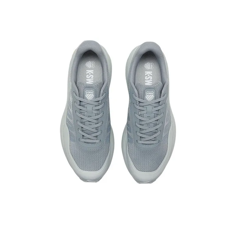 KSWISS Anti Slip Wear Resistant Low Top Running Shoes Men's Gray-2