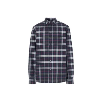 Burberry Small Scale Check Stretch Cotton Shirt