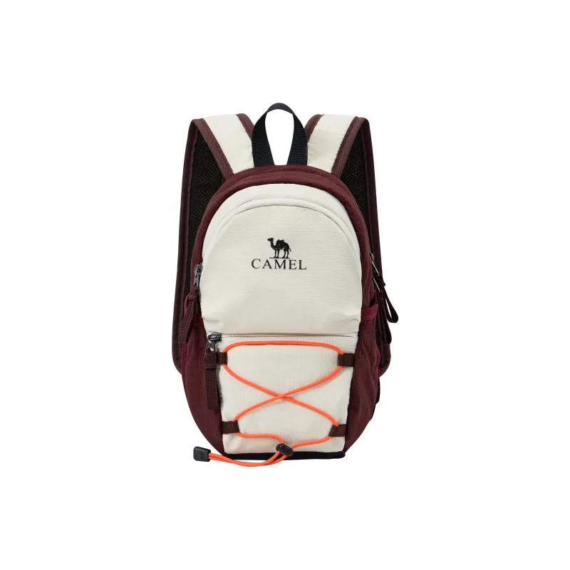 CAMEL Nylon Small Plaid Backpack Unisex Multicolor-1