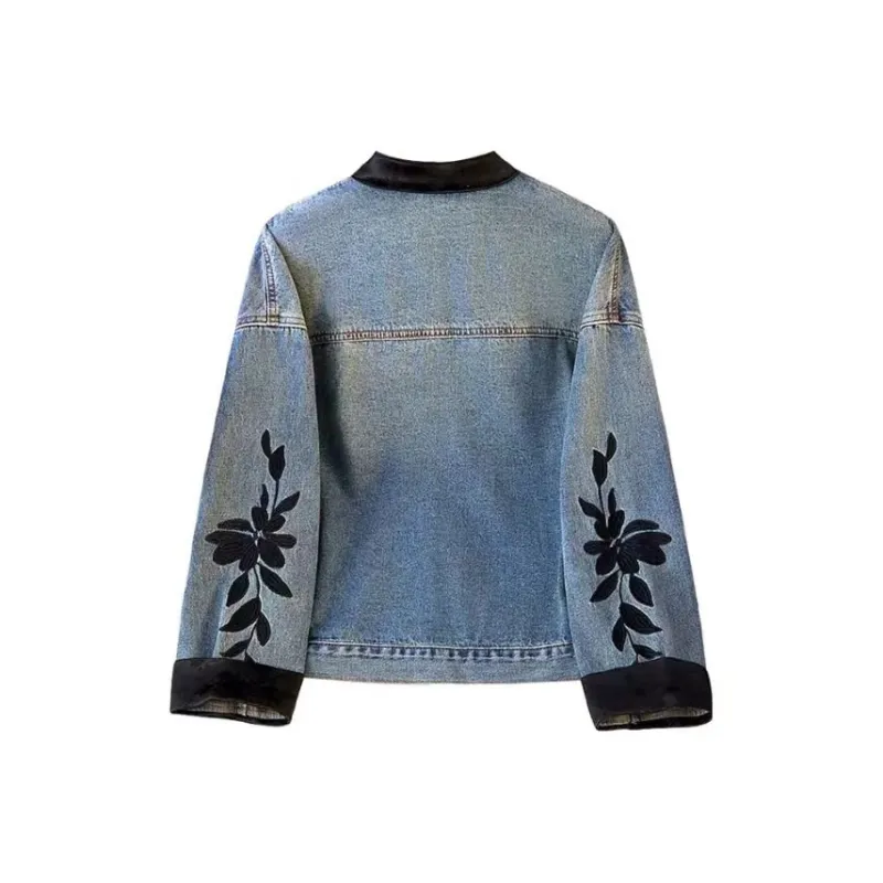 Lookinto Denim Jacket Women's Image Color-1