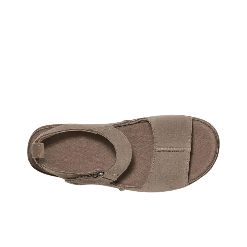 UGG Goldenstar Hi One Strap Sandals Women's Smoke Plume Gray-4