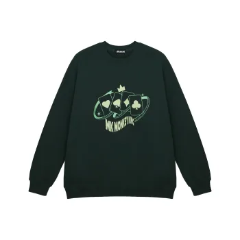 MK MONKEY KING Sweatshirt Unisex Turquoise