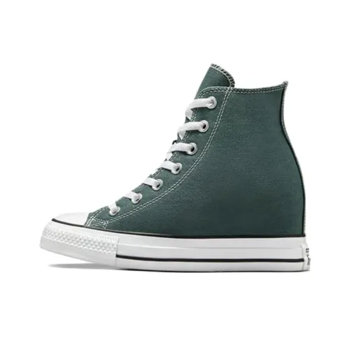 Converse Run Star Hike Hi sneakers in black Anti Slip Wear Resistant High Top Canvas Shoes Women's Green