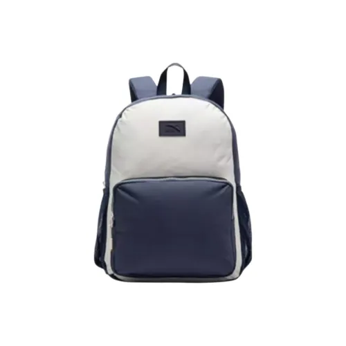 Anta Life Collection Fabric Backpack Unisex Deep Navy Blue