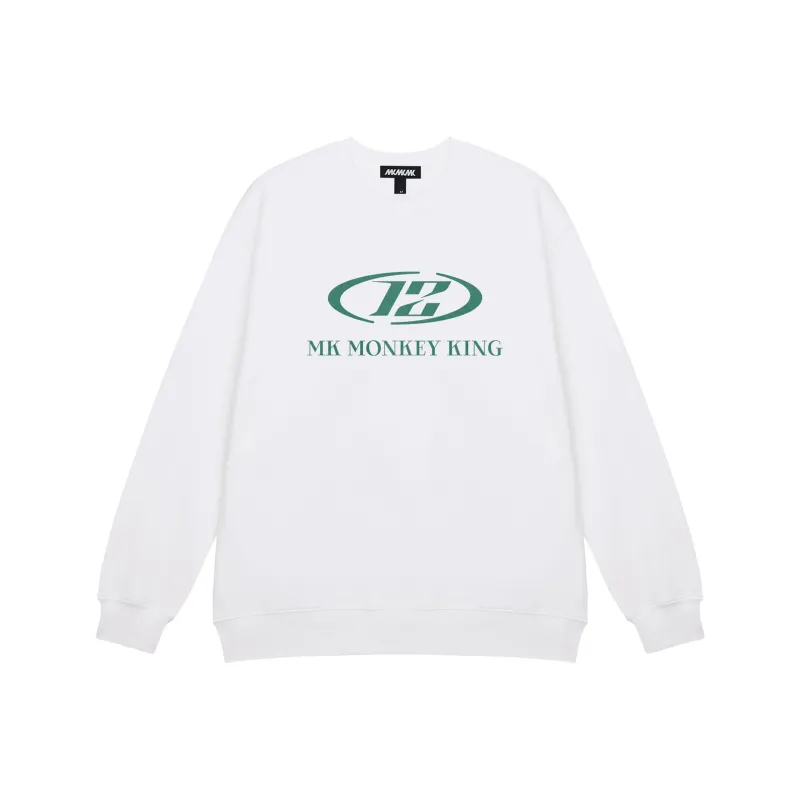 MK MONKEY KING Sweatshirt Unisex White-0
