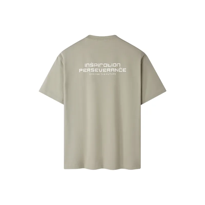 HLA T Shirt Men's Navy Blue Pattern U8-3