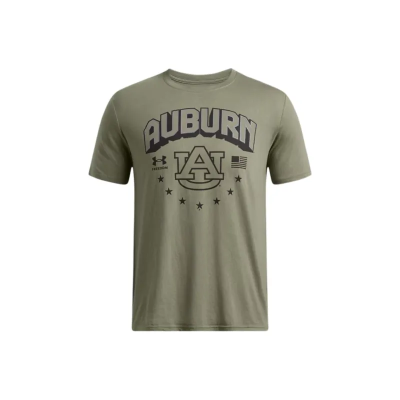 Under Armour Performance CottonCollegiate T-Shirt Men's Army Green-0