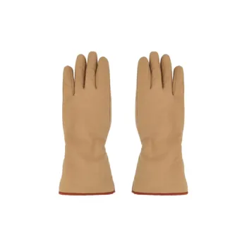 Loro Piana Logo Embroidered Panelled Gloves