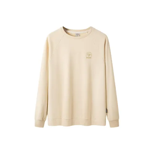 OUTDOOR PRODUCTS Sweatshirt Men's Ecru