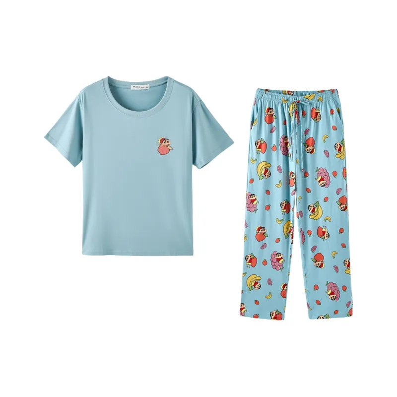 QINZUIMAO x Crayon Shinchan/ Pajama Set Women's Gift Box Set-6