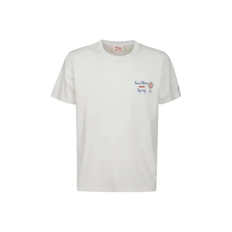 MC2 Saint Barth Portofino Chest Embroidered T Shirt-0