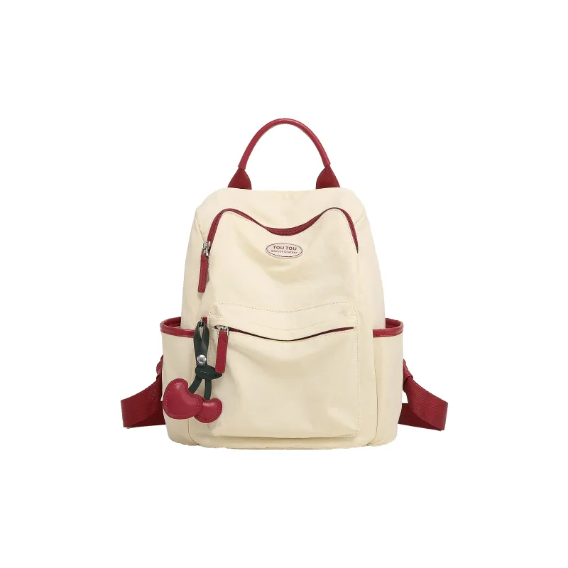 TOUTOU Fabric Backpack Large Size Women's Multicolor-0