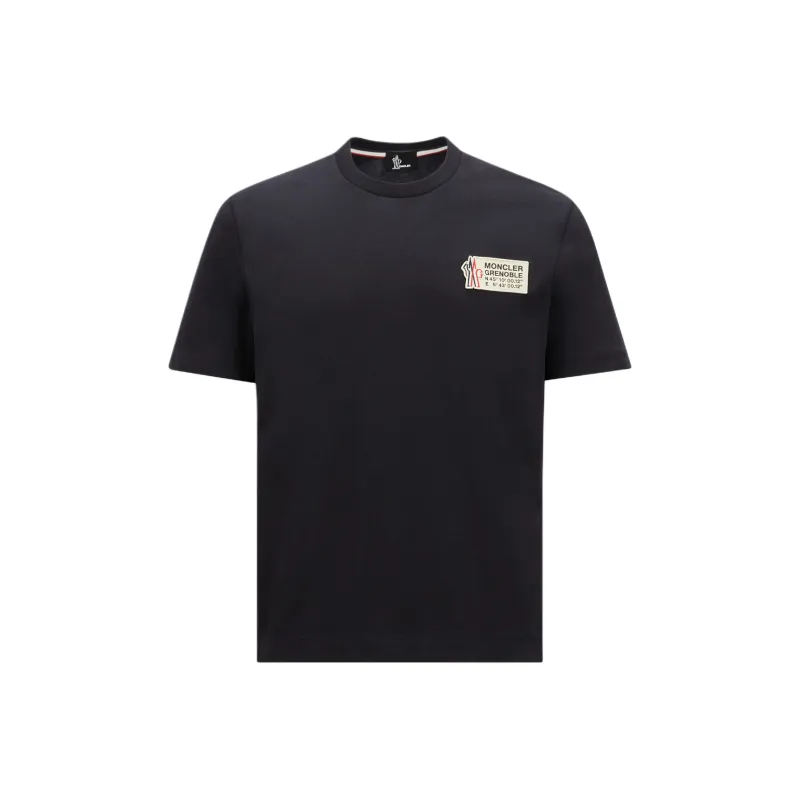 Moncler Grenoble Logo patch T shirt-0