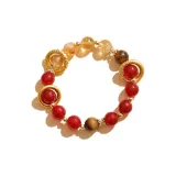 Red 10mm Ne Zha Beaded Bracelet