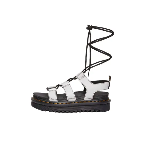 Dr.Martens NARTILLA Roman Sandals 4cm Women's Silver