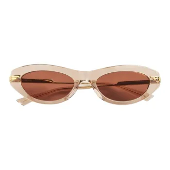 Bottega Veneta Acetate Metal Recycled Acetate Cat Eye Sunglasses Women's Pink