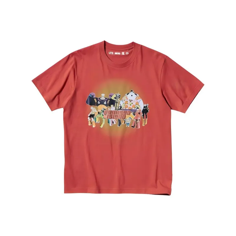 UNIQLO x HAIZEIWANG LIANMINGKUAN T-Shirt Unisex Dark Orange-0