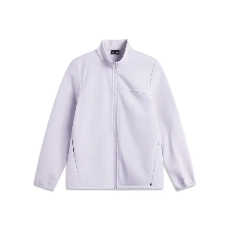 LiNing Sports Trend Series Trench Coat Women's Sea Salt Purple-2