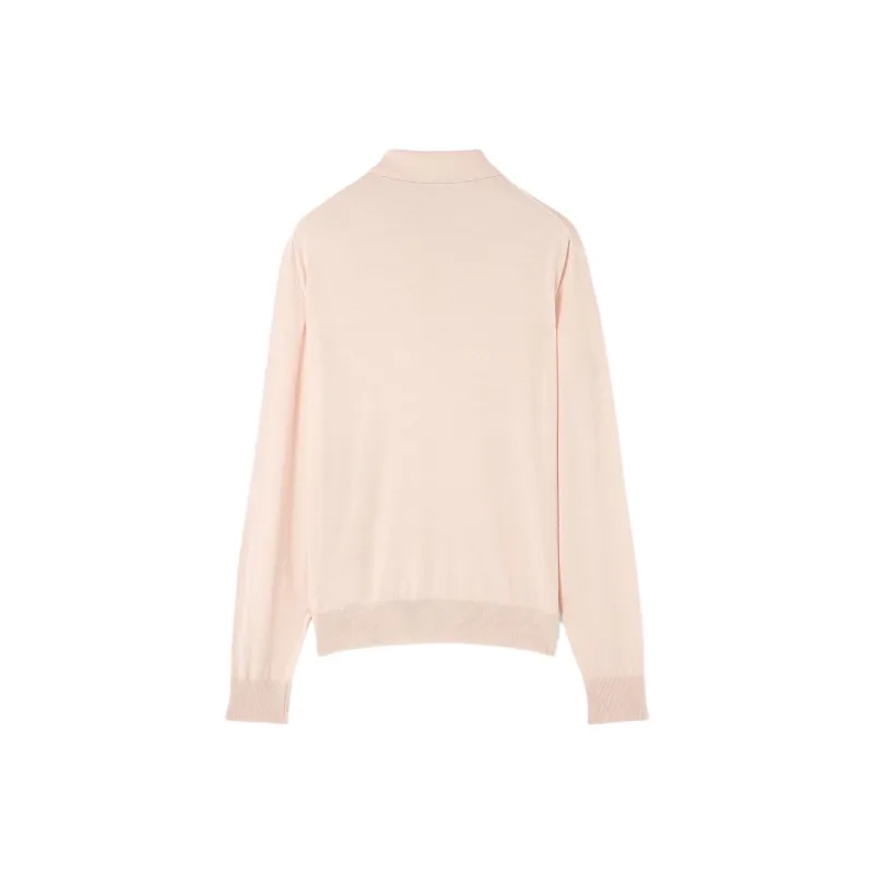 Loro Piana SS25 Polo Shirt Women's Fluffy Pink-1
